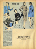 Digital Download Advance Fashion Flyer Jan Feb 1945 Small 1940s Sewing Pattern Catalog
