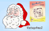 1960s Uncut Aunt Martha's Embroidery Transfer 3595 Christmas Decor Trim Motifs