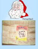 1960s Uncut Aunt Martha's Embroidery Transfer 3595 Christmas Decor Trim Motifs