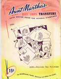 1960s Uncut Aunt Martha's Embroidery Transfer 3595 Christmas Decor Trim Motifs