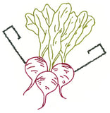 1960s Vintage Aunt Martha's Embroidery Transfer 9194 Uncut Veggie Tea Towels