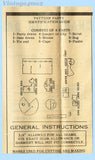 1940s Vintage American Weekly Sewing Pattern 3778 Cute 18in Doll Clothes Set