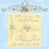 1930s Beautiful Pillowcase Uncut Betty Burton Embroidery Transfer 2005 Original