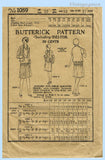 Butterick 1059: 1920s Sweet Little Girls Dress Sz 10 Vintage Sewing Pattern
