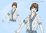 Butterick 2715: 1920s Stunning Misses Blouse Size 38 B Vintage Sewing Pattern