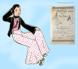 1930s Vintage Butterick Sewing Pattern 438 Glamorous 30 Inch French Boudoir Doll