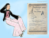 1930s Vintage Butterick Sewing Pattern 438 Glamorous 30 Inch French Boudoir Doll