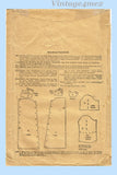 Butterick 5607: 1920s Charming Misses Nightgown Sz 40 B Vintage Sewing Pattern