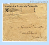 Butterick 6166: 1900s Rare Edwardian Dressing Sack Sz 34 B Vintage Sewing Pattern