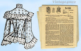 Butterick 6166: 1900s Rare Edwardian Dressing Sack Sz 34 B Vintage Sewing Pattern