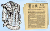 Butterick 6166: 1900s Rare Edwardian Dressing Sack Sz 34 B Vintage Sewing Pattern
