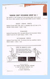 1950s Rare Uncut Vintage Singer Manikin Doll Clothes Pattern 3 Butterick Designs Group 1