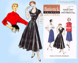 1950s Rare Uncut Vintage Singer Manikin Doll Clothes Pattern 3 Butterick Designs Group 2