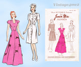1940s Rare Uncut Vintage Butterick Manikin Doll Clothes Pattern WWII Nurses Uniform and More Set 1