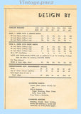 Clotilde 3125: 1950s Uncut Misses Street Dress Sz 38 B Vintage Sewing Pattern
