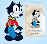 1960s Vintage Design Mail Order Sewing Pattern 456 Uncut Felix the Cat Doll