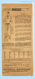 1920s Excella Vintage Sewing Pattern 1726 Uncut Men's Bath Robe Size 38 Chest