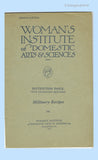 1920s Mary Brooks Picken Woman's Institute Book 106 Millinery Recipes 1923ed