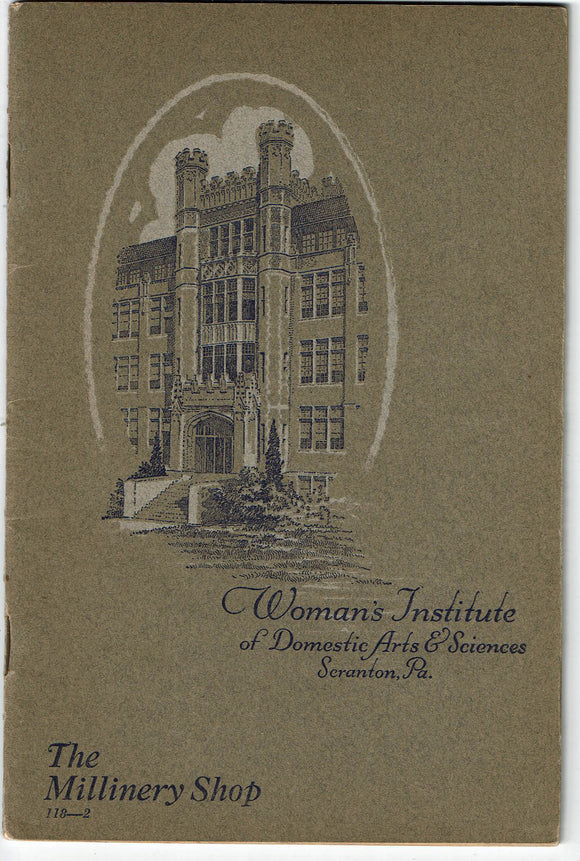 1920s Mary Brooks Picken Woman's Institute Book 118-2 The Millinery Shop