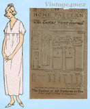 Ladies Home Journal 2491: 1920s Uncut Misses Nightgown 36 B Vintage Sewing Pattern