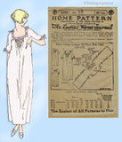 Ladies Home Journal 3255: 1920s Uncut Misses Nightgown 34 B Vintage Sewing Pattern