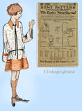 Ladies Home Journal 3359: 1920s Uncut Girls Dress Sz10 Vintage Sewing Pattern