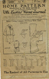 Ladies Home Journal 3359: 1920s Uncut Girls Dress Sz 8 Vintage Sewing Pattern