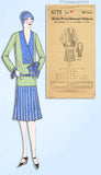 1920s Ladies Home Journal Sewing Pattern 6173 Uncut Misses Flapper Dress Sz 36 B