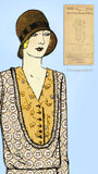 1930s Ladies Home Journal Sewing Pattern 6386 Uncut Plus Size Flapper Dress 40 B