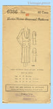 1930s Ladies Home Journal Sewing Pattern 6386 Uncut Plus Size Flapper Dress 40 B