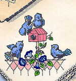 1930s Laura Wheeler Embroidery Transfer 2004 Uncut Bird & Floral Pillowcase Motifs