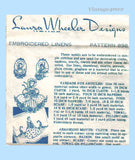 1940s Vintage Laura Wheeler Embroidery Transfer 898 Uncut Garden Gal Pillowcases