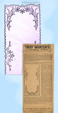 1910s Rare Uncut May Manton Embroidery Transfer 803 Elegant Table Runner Motif
