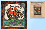 1920s Vintage McCall Embroidery Transfer 1535 Uncut Wooden Ship Needle Painting