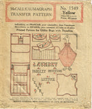 1920s Vintage McCall Kauamagraph Embroidery Transfer 1549 Goose Laundry Bag and More