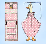 1920s Vintage McCall Kauamagraph Embroidery Transfer 1549 Goose Laundry Bag and More