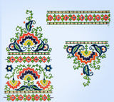 1920s Rare McCall Embroidery Transfer 1565 Embroidered Flapper Dress Trims