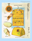 1950s Vintage McCall Kaumagraph Embroidery Transfer 2116 Uncut Novelty Sewing Room Projects