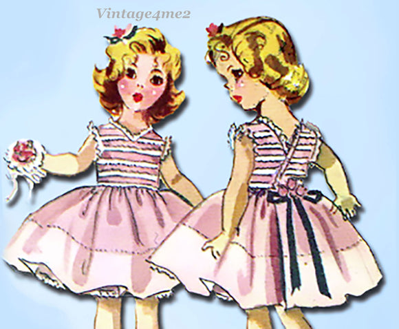 McCall 2270: 1950s Rare 12in Shirley Temple Doll Clothes Set Vintage Sewing Pattern