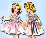 McCall 2270: 1950s Rare 12in Shirley Temple Doll Clothes Set Vintage Sewing Pattern