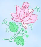 1950s Vintage McCall Kaumagraph Embroidery Transfer 2361 Large Uncut Applique Flowers