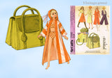 1970s Vintage McCalls Sewing Pattern 2580 11 1/2 Barbie & Ken Doll Clothes Set
