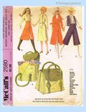1970s Vintage McCalls Sewing Pattern 2580 11 1/2 Barbie & Ken Doll Clothes Set