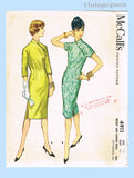 1950s Vintage McCall Pattern 4911 Uncut Cheongsam Cocktail Dress Sz 36 B
