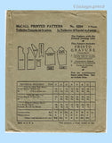McCall 5294: 1930s Misses Flapper Blouse Size 36 Bust Vintage Sewing Pattern