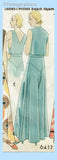 McCall 6432: 1930s Rare Misses Beach Pajamas Size 38 Bust Vintage Sewing Pattern