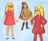 1960s Vintage McCalls Pattern 7269 Uncut Charming Chatty 24 Inch Doll Clothes