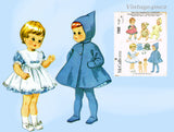 1960s Vintage McCalls Sewing Pattern 7592 Teenie Weenie 9inch Tiny Tears Doll Clothes