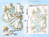 1960s Vintage McCall Sewing Pattern 7718 Old World Christening Dress  Layette