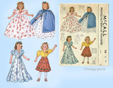1940s Vintage McCall Sewing Pattern 918 Rare WWII 15 Inch Movie Doll Clothes